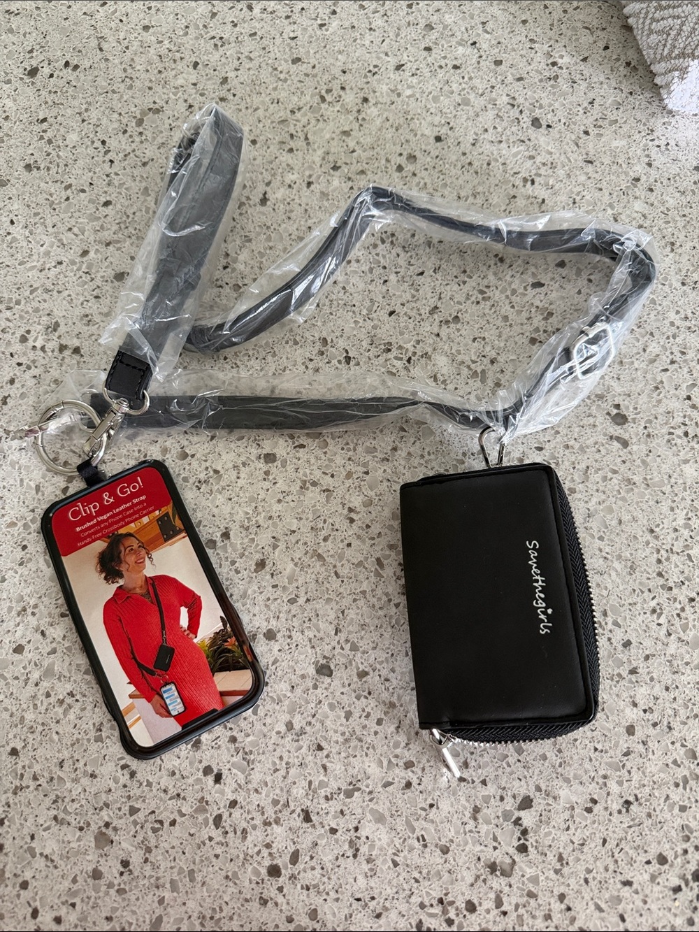 Credit Card Holder with Strap